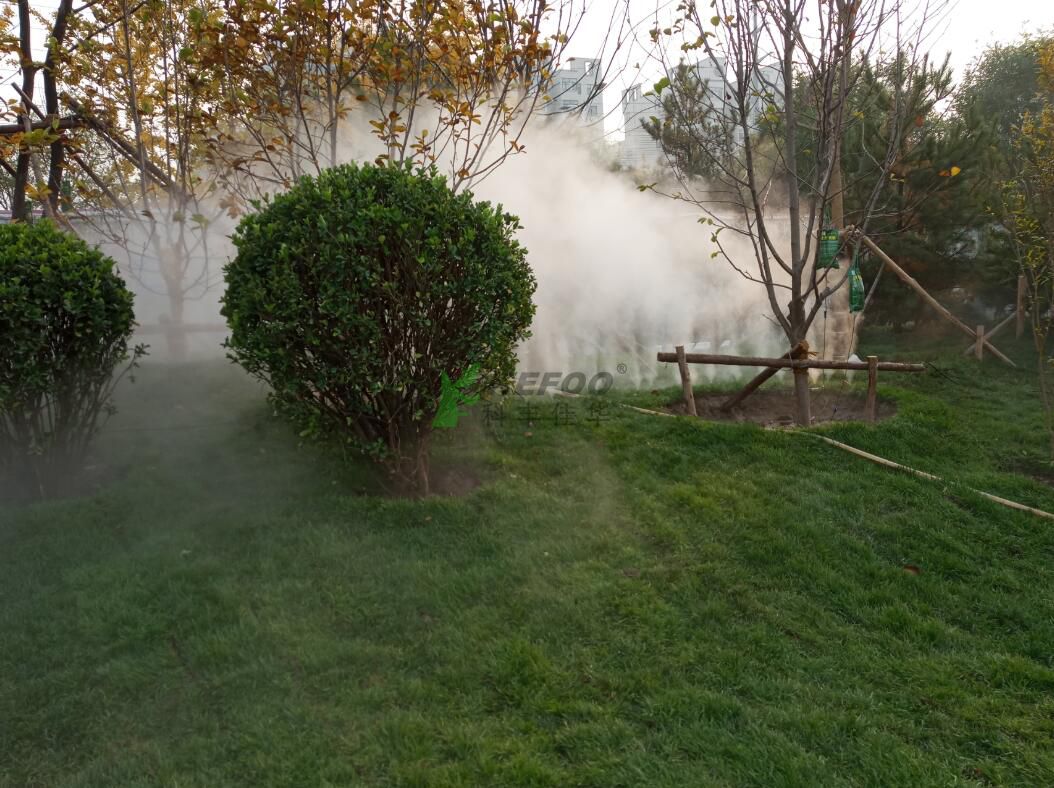 冷雾雾森系统在园林绿化中的应用